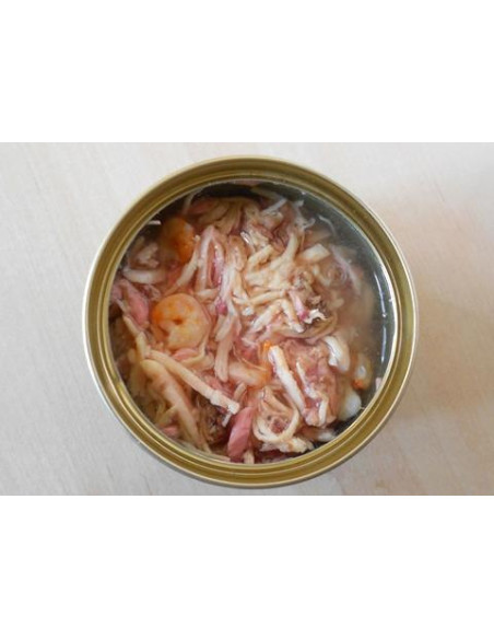 Nr 2 Thunfisch, Huhn + Shrimps im eingenen Saft