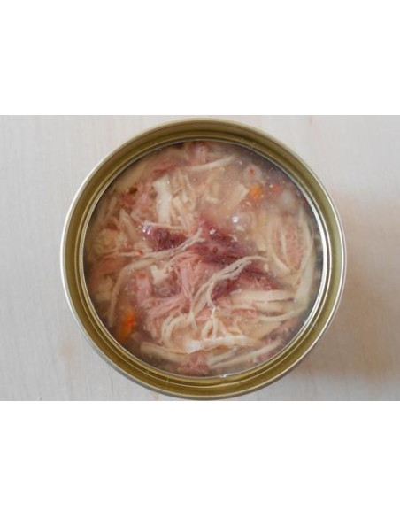 Nr 6 Thunfisch, Huhn + Shrimps in Jelly