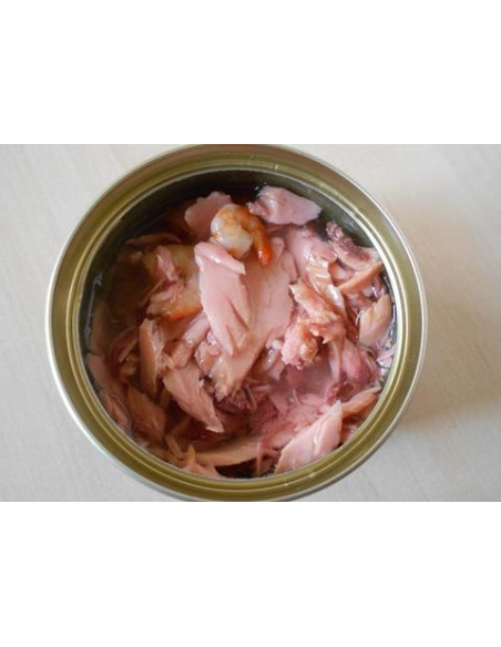 Nr 7 Thunfisch + Shrimps im eingenen Saft