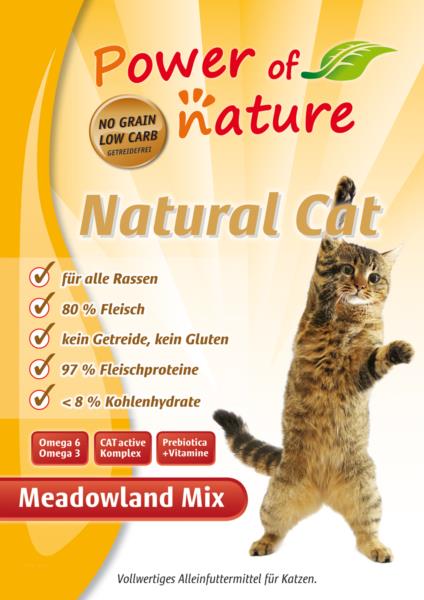 Power Of Nature Natural Cat Meadowland Mix Kurczak Indyk Losos