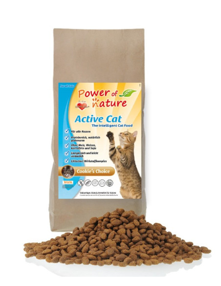 Power of Nature Active Cat Cookies Choice - kurczak i brązowy ryż 2  kg