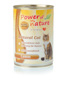 Power of Nature Natural Cat - jagnięcina  400 g