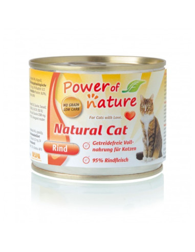 Power of Nature Natural Cat - wołowina 200 g