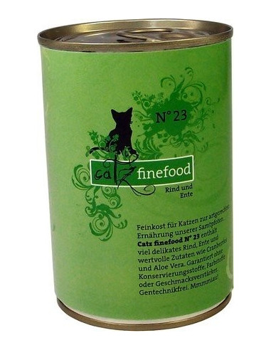 Catz Fine Food puszka N.23-Wołowina i kaczka 400 g