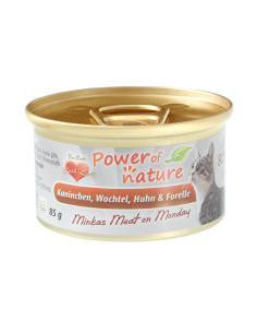 Power of Nature - Minkas królik z przepiórką 85 g