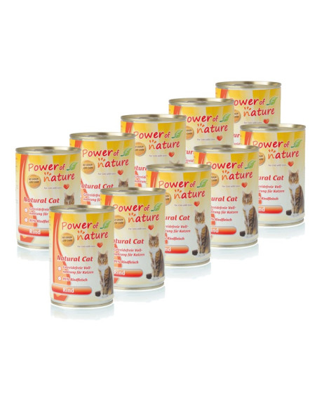 ZESTAW 10 x Power of Nature wołowina 400 g