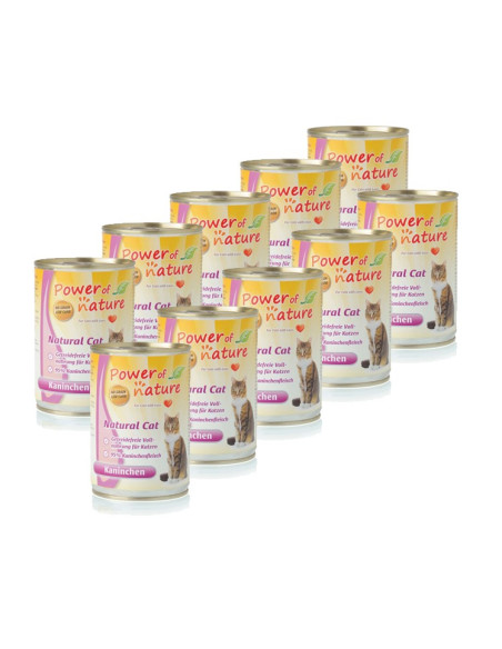 ZESTAW 10 x Power of Nature królik 400 g