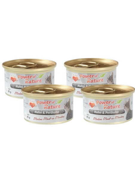 CZTEROPAK Power of Nature-kurczak z perliczką 85 g