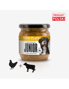 Dogs Plate Junior - szczenięta i młode psy 360g