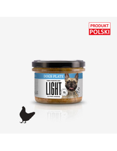 Dogs Plate Light - kurczak dla psów z nadwagą 180g