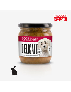 Dogs Plate Delicate - królik dla wrażliwych 360g