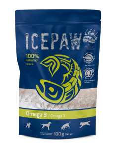 ICEPAW Premium Omega3 -Makrela, Śledź dla psa 100g