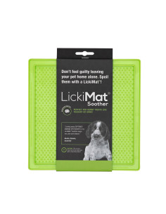 LickiMat Mata SOOTHER jeżyk miękka zielona