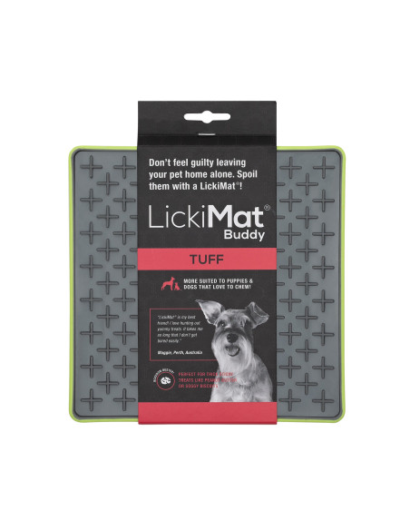 LickiMat Mata BUDDY DELUXE krzyżyk zielona