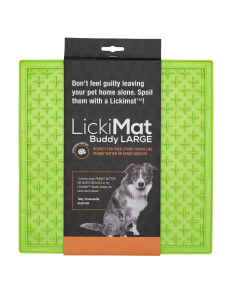 LickiMat BUDDY LARGE krzyżyk miękka zielona