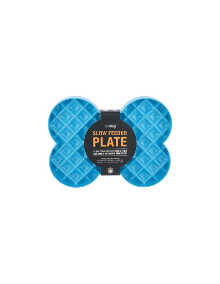 LickiMat SLODOG miska-kość spowalniająca turkusowa