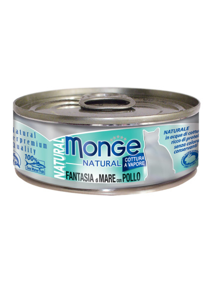Monge Natural - Owoce morza z kurczakiem  80g