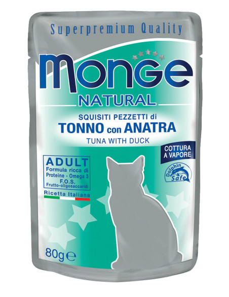 Monge Buste - Tuńczyk z kaczką  w galarecie 80g saszetka