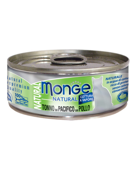 Monge Natural -Tuńczyk żółtopłetwy i kurczak 80g