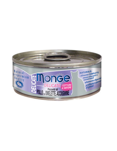 Monge Delicate - Kurczak z omletem i anchois 80g