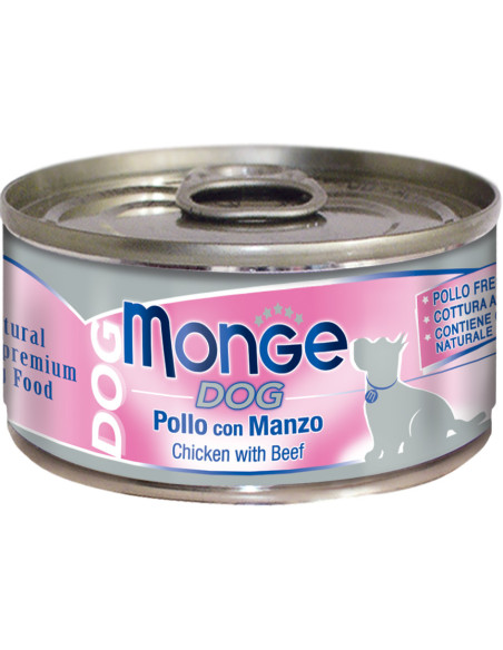 Monge DOG Natural - kurczak z wołowiną 95g