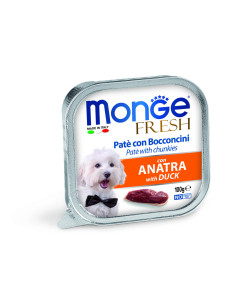 Monge DOG Fresh - Pasztet z kaczką 100g