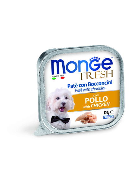 Monge DOG Fresh - Pasztet z kurczakiem 100g