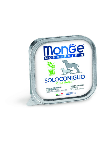 Monge DOG Solo - Królik 150g