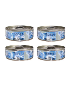 CZTEROPAK Monge Jelly - Tuńczyk z białą rybą 4x80g
