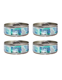 CZTEROPAK Monge Natural - Owoce morza z kurczakiem 4x80g