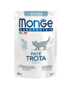 Monge Monoprotein Buste Kitten - Pstrąg 85g KITTEN