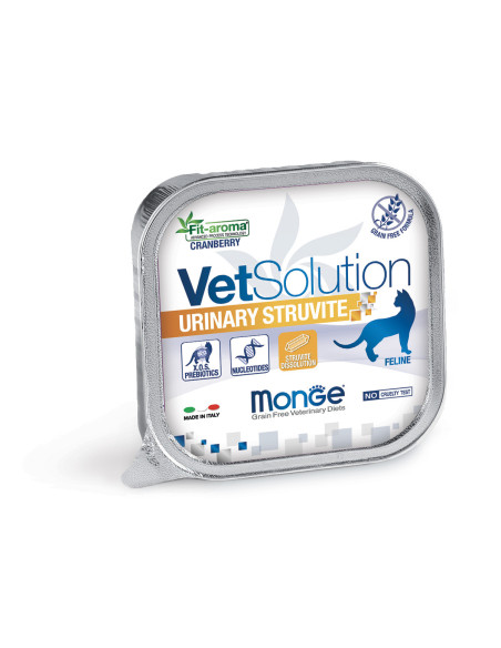 MONGE VETSOL CAT-URINARY STRUVITE 100G