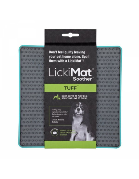 LickiMat Mata SOOTHER TUFF jeżyk twarda turkusowa