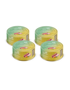 CZTEROPAK Terra Felis - Wołowina z Królikiem 4x80g