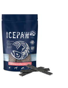 ICEPAW Lachskaustreifen - przysmaki z łososia dla psów 15 sztuk