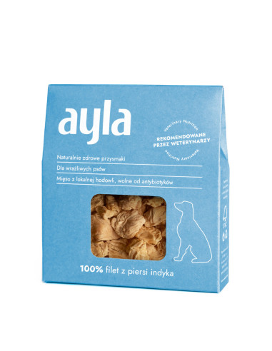 Ayla Dog - Filet z piersi indyka - Liofilizowany 28g