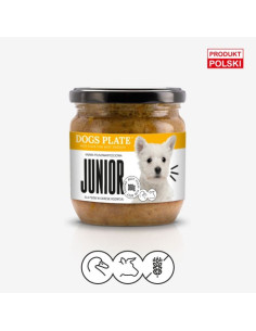 Dogs Plate Junior - szczenięta kaczka 360g