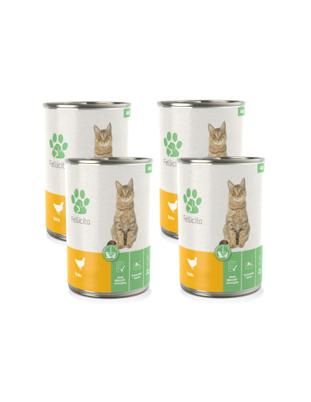 4Pak Fellicita Cat - Pure Chicken - kurczak 4x400g