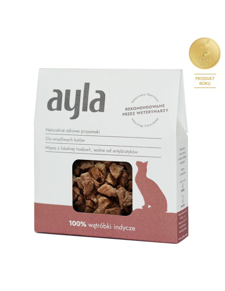 Ayla Cat Wątróbki indycze - Liofilizowane 28g