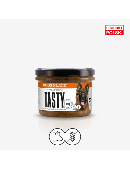 Dogs Plate Tasty - karma z szynki wieprzowej 180g