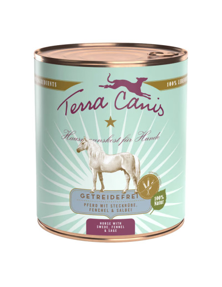 Terra Canis - Konina z brukwią, koprem włoski 800g