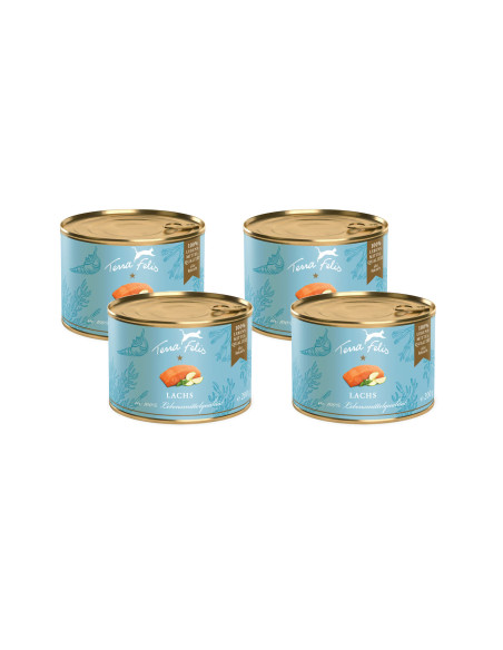 CZTEROPAK Terra Felis - Łosoś 4x200g