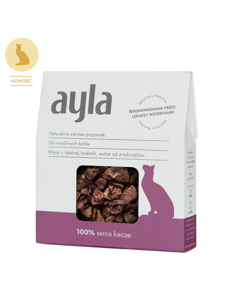 Ayla Cat Serca kacze Origin - Liofilizowane 28g