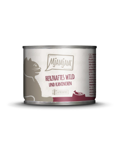 MJAMJAM Dziczyzna z królikiem i borówkami 200g