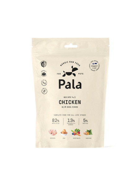 Pala Dog 5 - Kurczak, jaja, marchew 400g