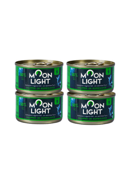 CZTEROPAK Moonlight Dinner nr 9 lucjan z dynią w bulionie 4x80g