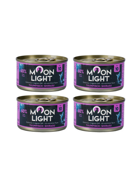 CZTEROPAK Moonlight Dinner nr 10 Tuńczyk z Shirasu w bulionie - 4 x 80g