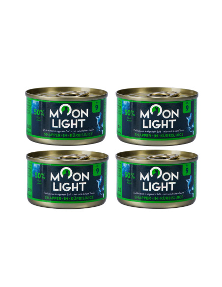 CZTEROPAK Moonlight Dinner nr 9 lucjan z dynią w bulionie 4x80g