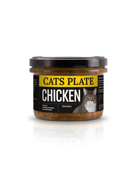 Cats Plate Chicken - Mięso z Kurczaka (udo) 180g