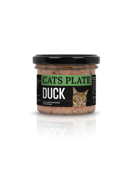 Cats Plate Duck - Kaczka , Indyk 100g